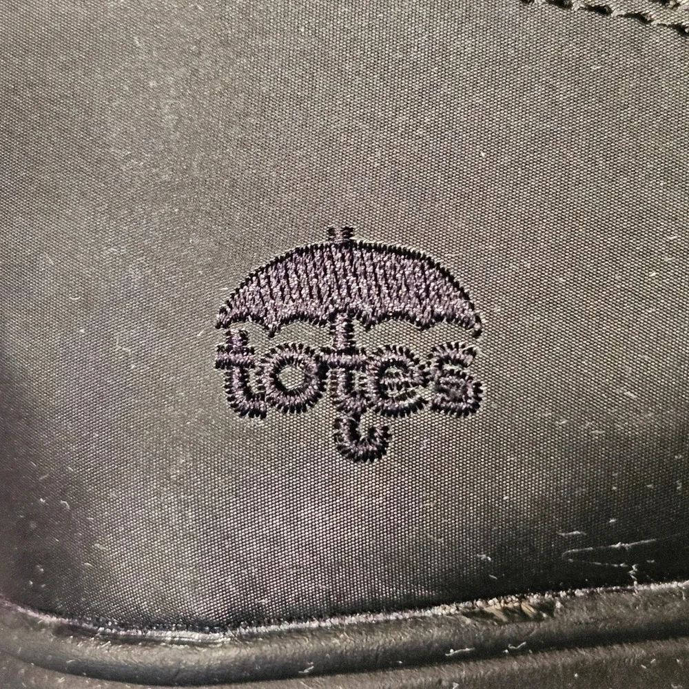 Totes Gina Winter Boots Women 10 Black Side Zip Mid Calf GinaBlack 21699